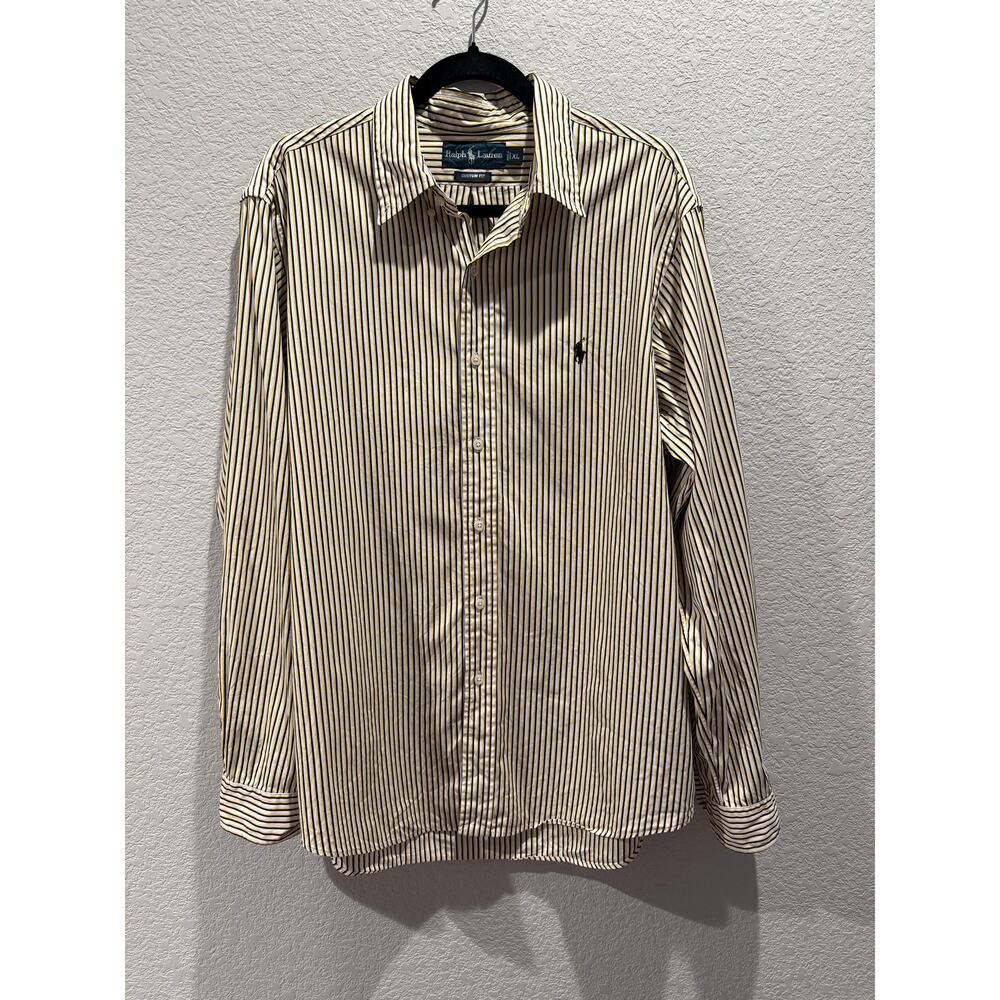 Men's Ralph Lauren Custom Fit Long Sleeve Button Up XL